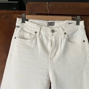 Ivory colour jeans size
